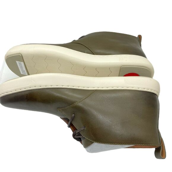 Fitflop Chukka Boots Men\'s size 9 Zackery AA9-779 Forest Green Leather Lace Up main image 10